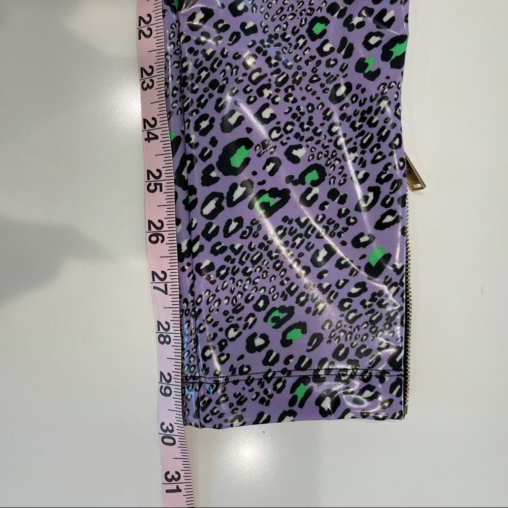 SOLD🚫AUTHENTIC NWOT Versace Purple Leopard Pants IT36 - Picture 10 of 14